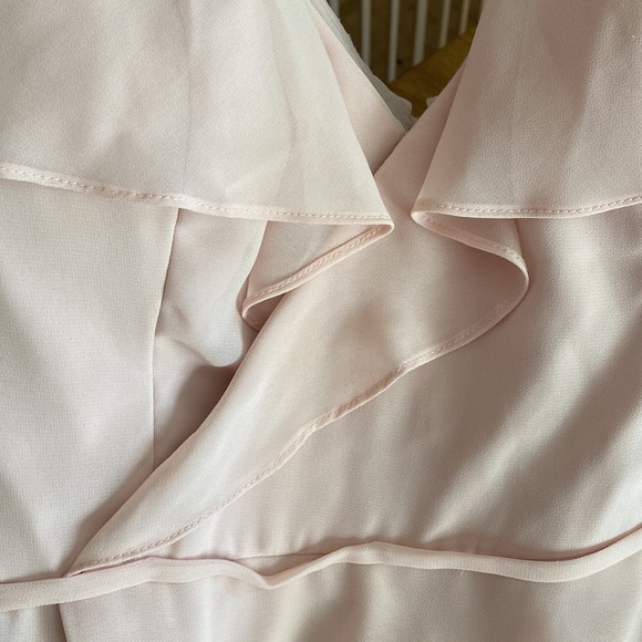 Mori Lee bridesmaid dress. Midi Flutter Sleeve Chiffon Dress - STYLE #21704 - Picture 8 of 16